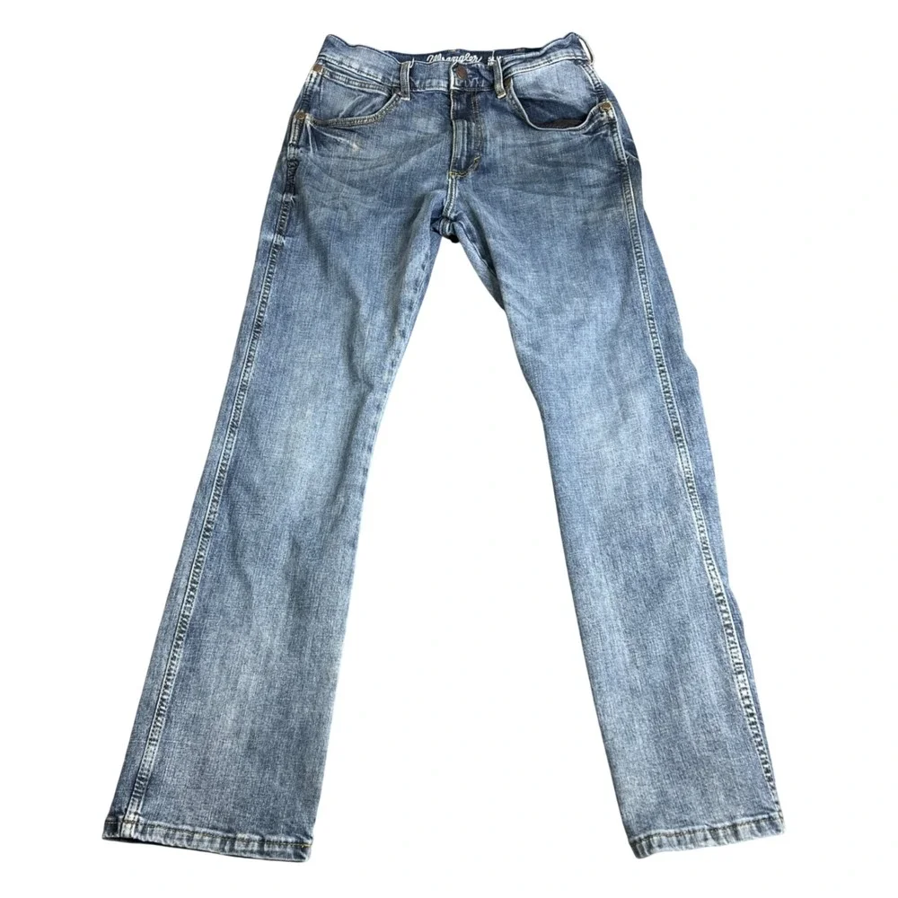 Wrangler Retro Slim Bootcut Jeans Mens 31x32 Medium Wash 107MWZGL Blue Denim